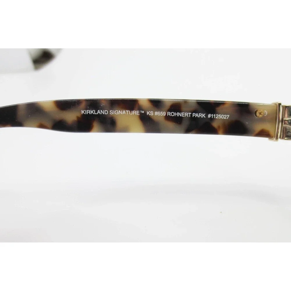 Kirkland Signature Rohnert Park KS 659 Black Blonde Tortoise Cat Eye 54-19